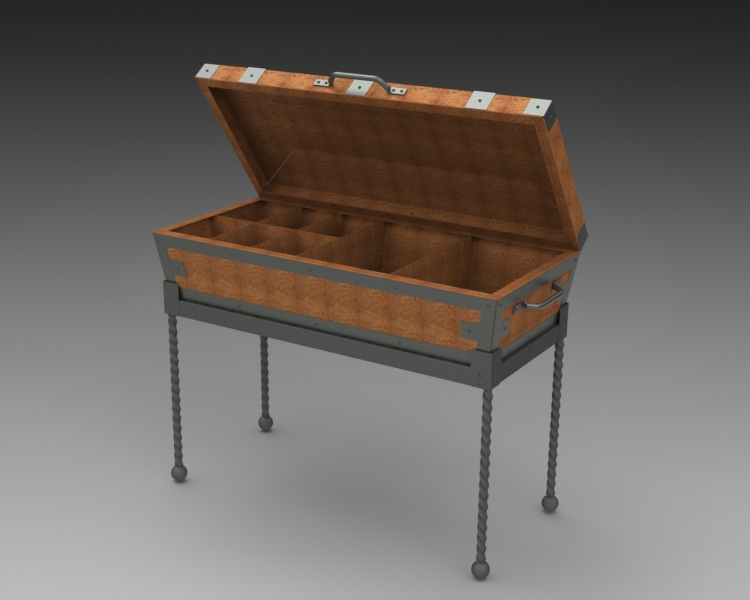 Amenity Box - Open on Stand