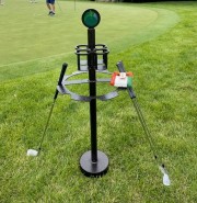 Putting Course Drink &amp; Putter Stand -Butler National