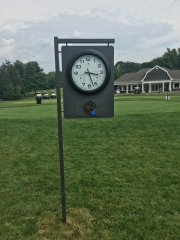 Clock Signs for Golf Courses -Green Brook CC