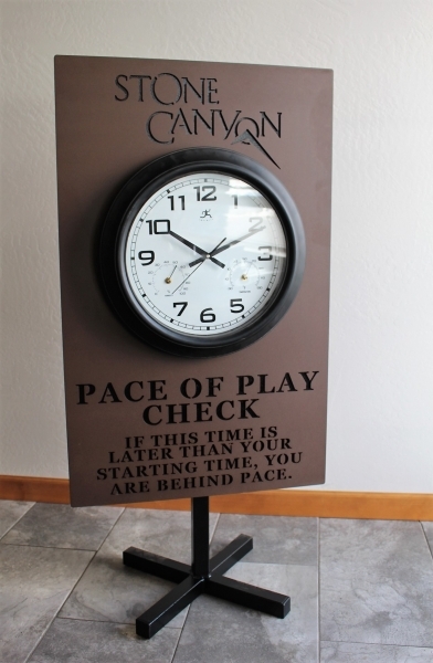 Pace of Play Sign -Westin Kierland