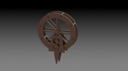 3D Waterwheel Tee Marker