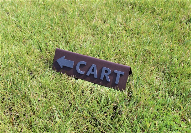 A-FRAME CART SIGN -TWIN DOLPHINS (2)