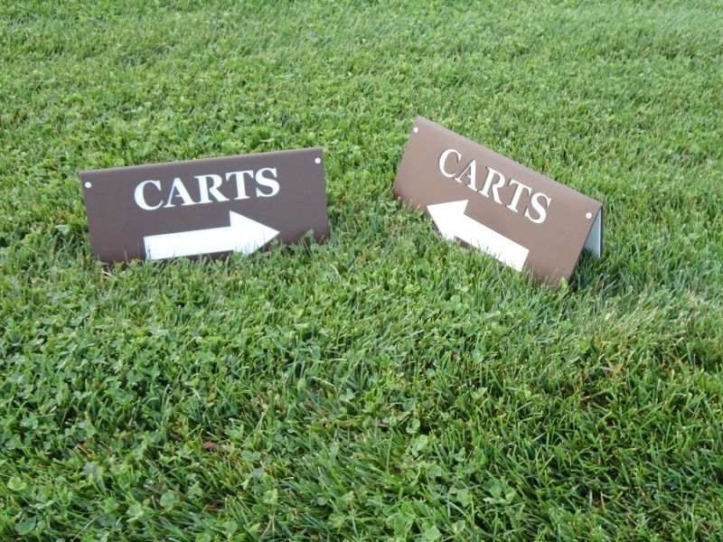 A-Frame No Cart Signs -Lakewood