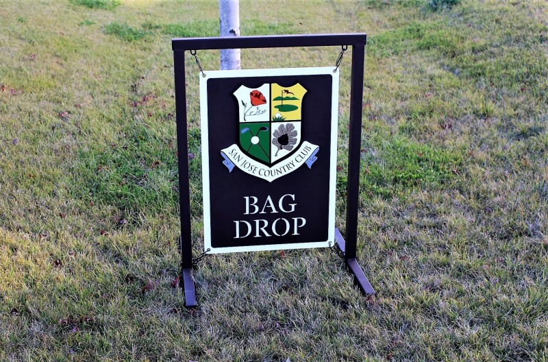 Bag Drop Sign -San Jose CC