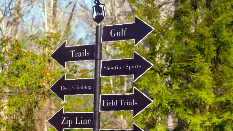 Directional Sign -The Preserve at Boulder Hills