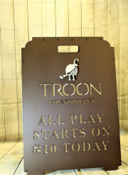 Directional Signs -Troon Country Club