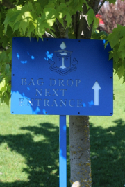 Golf Course Directional Sign -Rhode Island CC