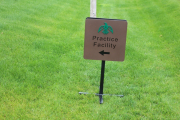 Golf Course Directional Signs CIRCLING RAVEN