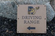 Golf Course Directional Signs -Rockwind