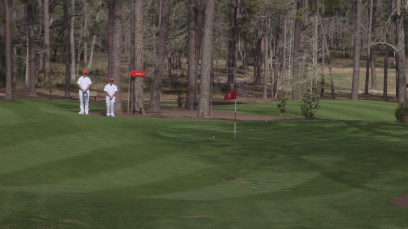 Golf Course Directional Signs at Blue Jack National