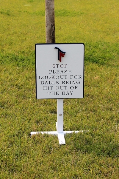 Golf Directional Sign -Trinity Forest