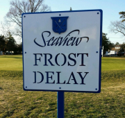 Golf Frost Delay Sign -Seaview