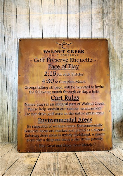 Informational Sign -Walnut Creek