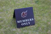 Members Only Sign -Jimmie Austin OU Golf CLub