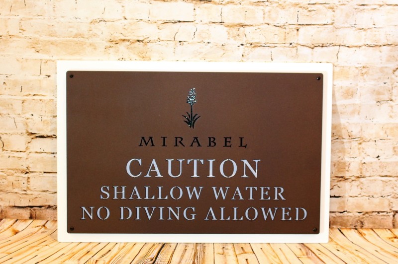 Pool Signs -Mirabel 3