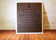 SIgnage for Country Clubs -Mirabel Pool Signs