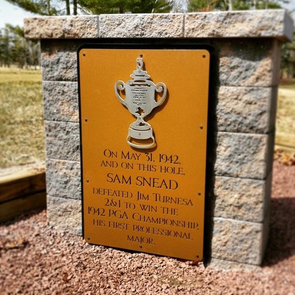 Sam Snead Sign- Seaview