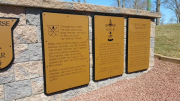 Seaview History Signs up close