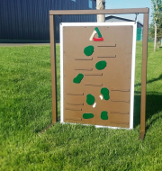 Driving Range Layout Sign BIG CANOE