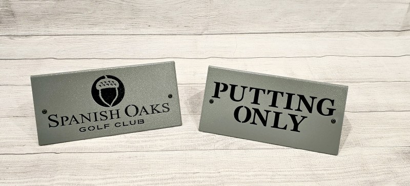 PUTTING-ONLY-SIGN-SPANISH-OAKS