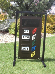 Ptarmigan Driving Range Sign