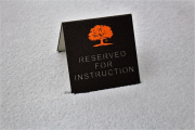 RESERVED FOR INSTRUCTION SIGNS -Carmel Valley