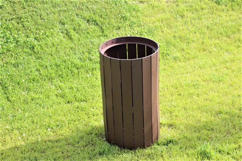 Paneled Garbage Can Enclosure