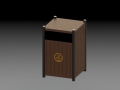 Teak Trash Can 1.1