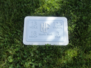 Custom Golf Yardage Plate -North Fork