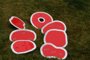 In-Ground Yardage Plates -Blue Jack National (2)