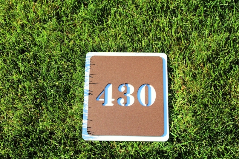 In-Ground Yardage Plates -Troon CC