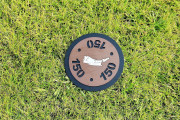 In-ground Yardage Marker -Powder Horn