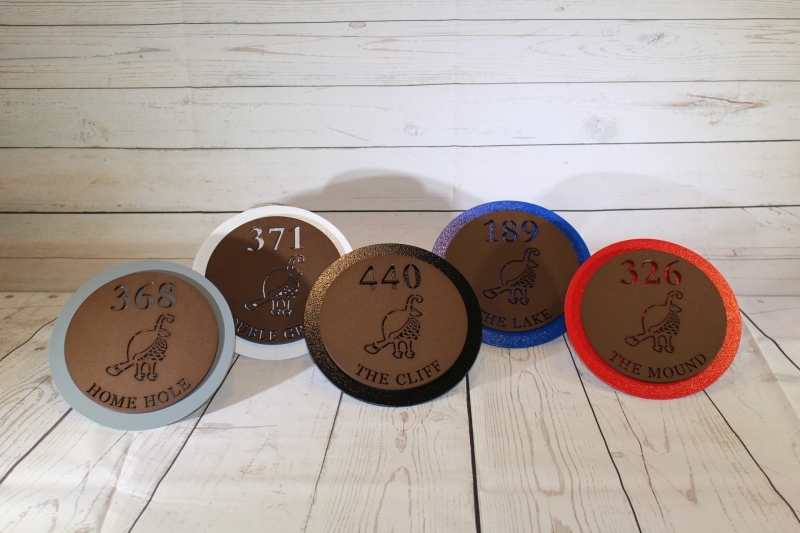 Troon Inground Yardage Markers