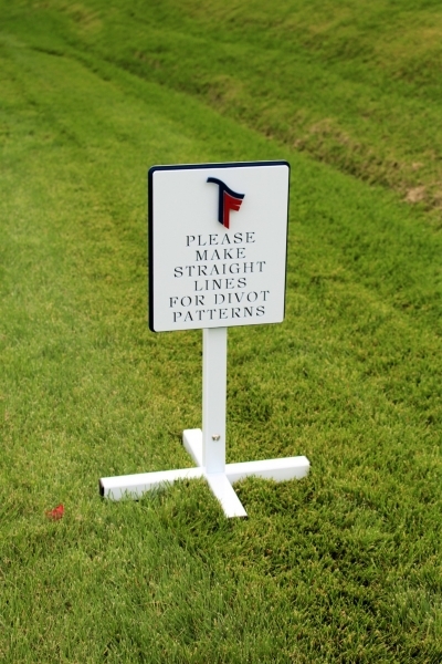 Golf Course Directional Signs -Trinity Forest (2)