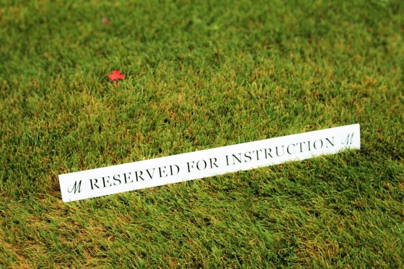 Golf Practice Facility Signs -Morningside