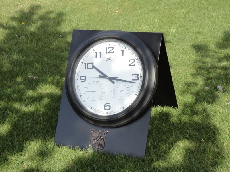 Golf Course A-Frame Clock Sign -HillCrest