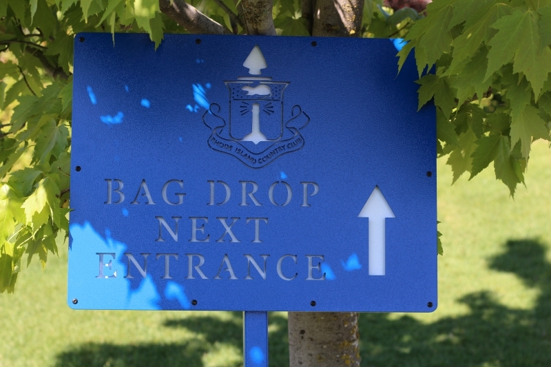 Golf Course Directional Signage -Rhode Island CC