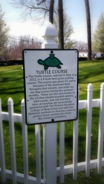 Golf Course Signage -Seaview Turtle Course