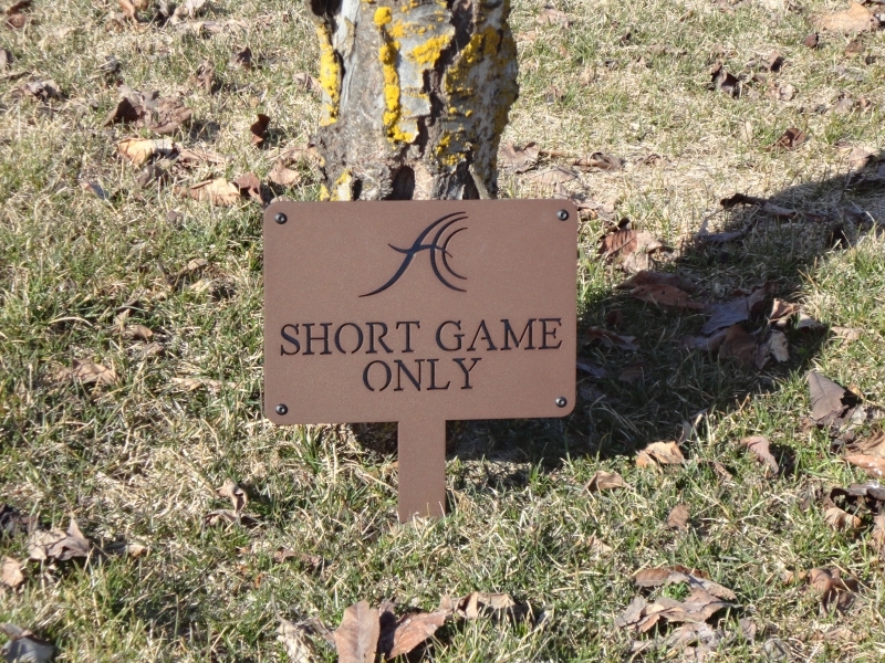 Short Game Signage -Anthem