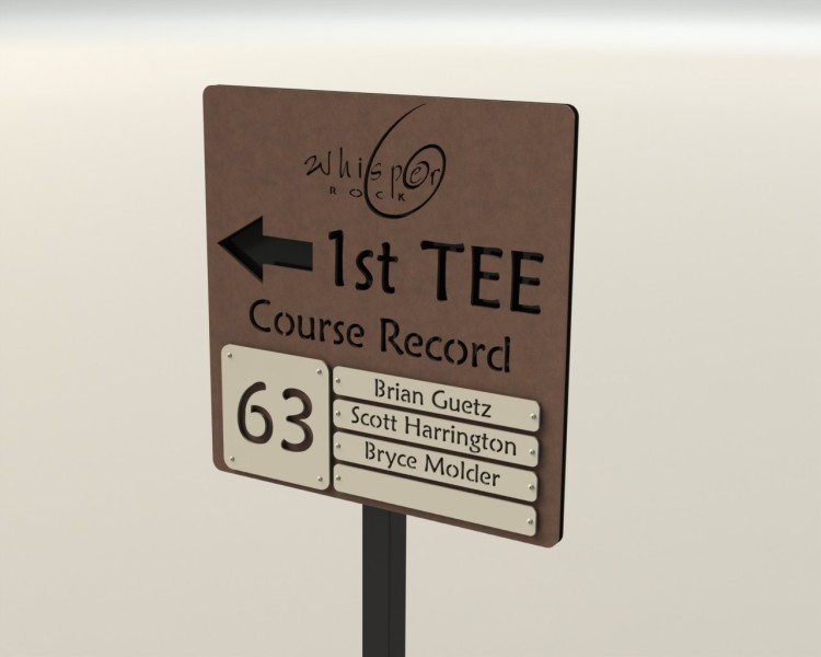 Course Record Signs