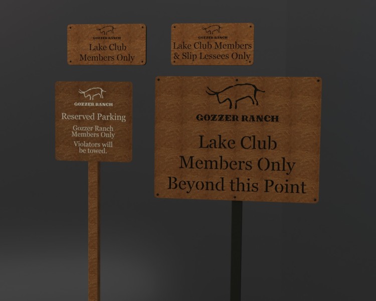 Custom Golf Course Signage