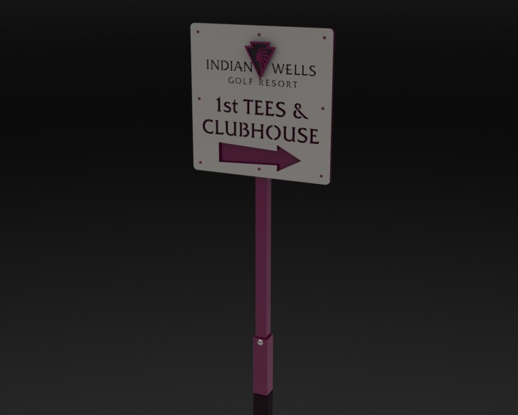 Indian Wells On-Course Signage