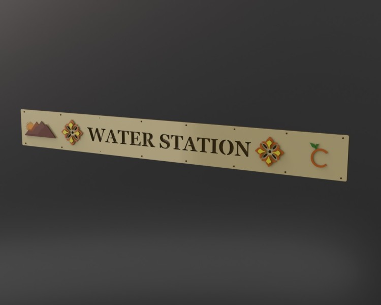 Water Station Signs