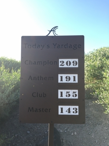 Par 3 Signs for Golf Courses -Anthem CC