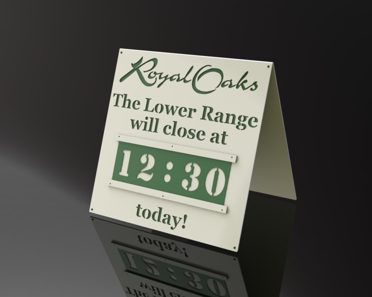 Range Time Sign