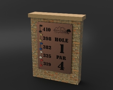 Wall Mount Tee Sign