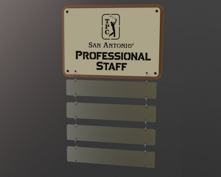 Pro Name Sign-TPC San Antonio