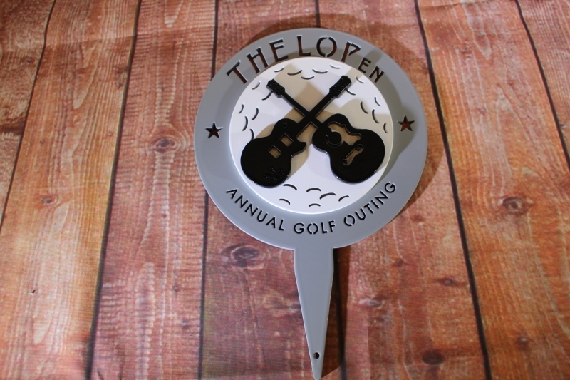 The L Open Tee Markers -Lake Forest CC