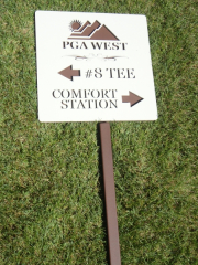 Golf Course Signage -PGA West