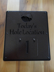 Pin Location Sign